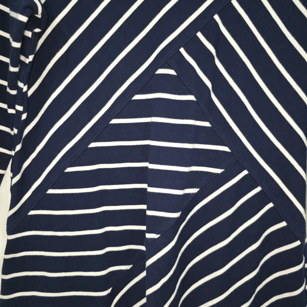 Kim Rogers Striped Navy and White Blouse - Picture 2 of 5
